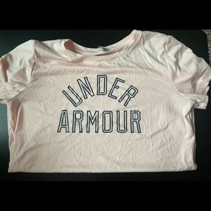 Light Pink Under Armour T Shirt